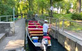 Einfahrt in die Schleuse