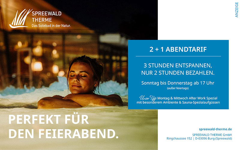 Spreewaldtherme Abendtarif Abendtarif Spreewald Therme