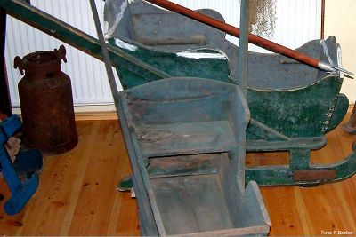 Stossschlitten für den Winter