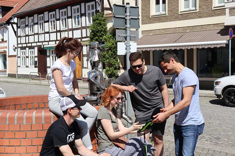 Start zur Rätseltour in Lübbenau
