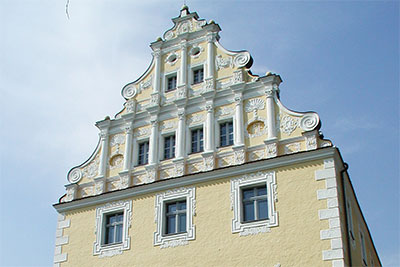 Schloss Lübben, Giebelansicht