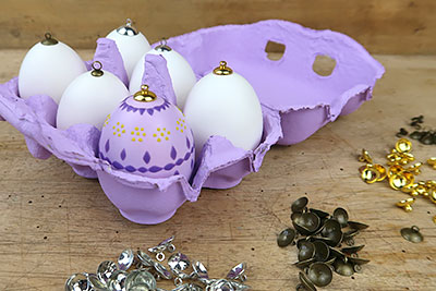 Ostereier Aufhänger - verschiedene Größen und Farben