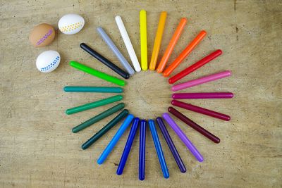 sorbische Ostereier Wachs