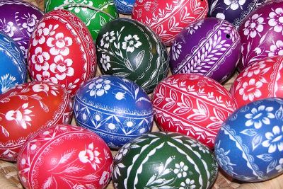 viele Muster und Ornamente