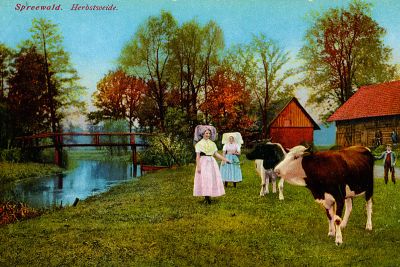 Ansichtskarte: Herbstweide Ansichtskarte: Herbstweide