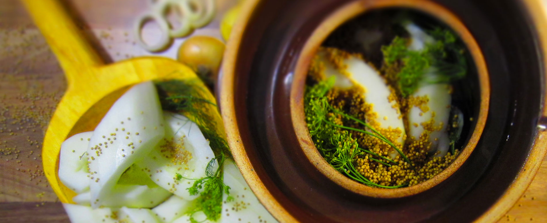 Rezept Senfgurken im Steintopf