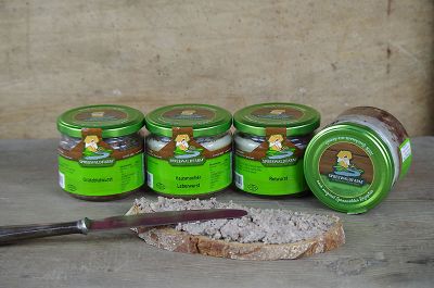 Gasthaus Wotschofska im Hochwald Spreewald Wurstwaren im Glas